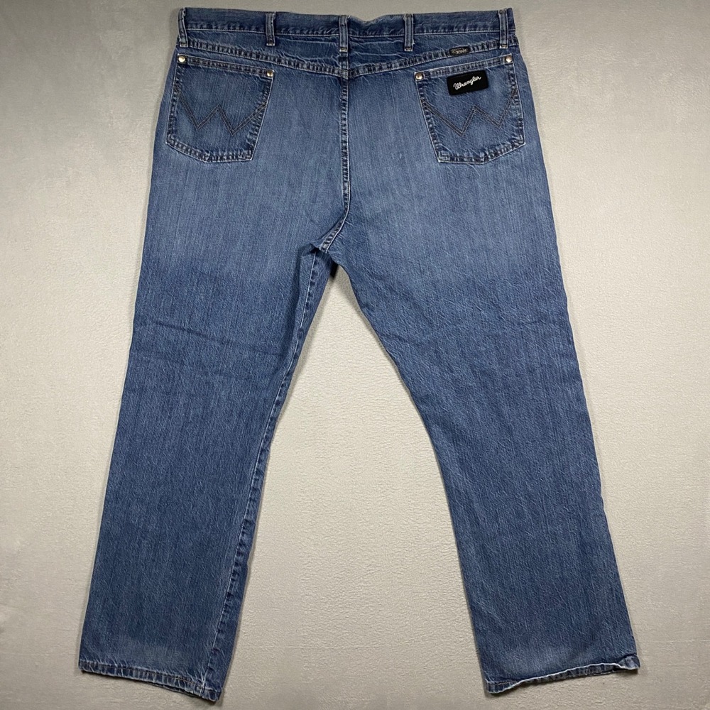 Wrangler Cowboy Cut Silver Edition Jeans Mens 42x32 Blue Original Fit 7MSENVI
